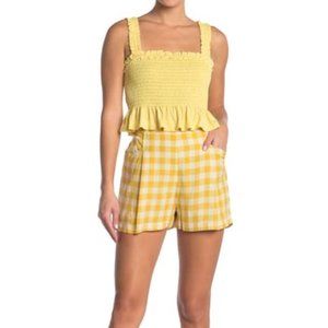 NWT BCBGeneration Gingham Woven Shorts